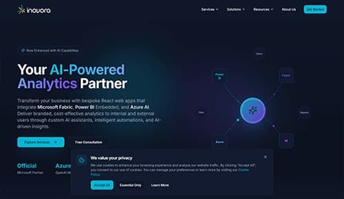 Inovora Website project by Mubashir Alam